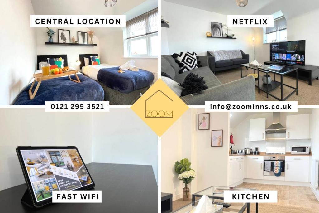 Апартаменты Cosy 2Br Retreat, Near Uni & Qe Hospital, Parking Бирмингем Экстерьер фото